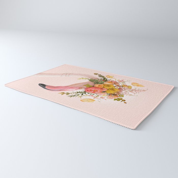 FLORAL FLAMINGO Rug Gallery Image 3