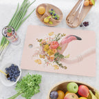 FLORAL FLAMINGO Cutting Board Gallery Image 2