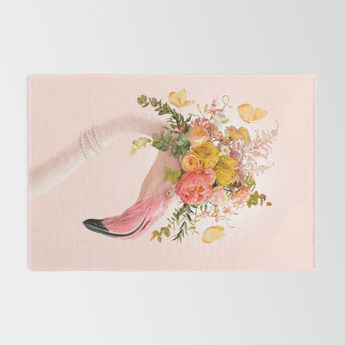 FLORAL FLAMINGO Rug Gallery Image 2