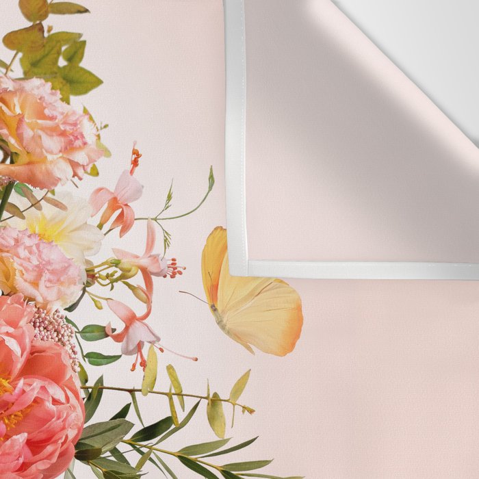 FLORAL FLAMINGO Wall Tapestry Gallery Image 3