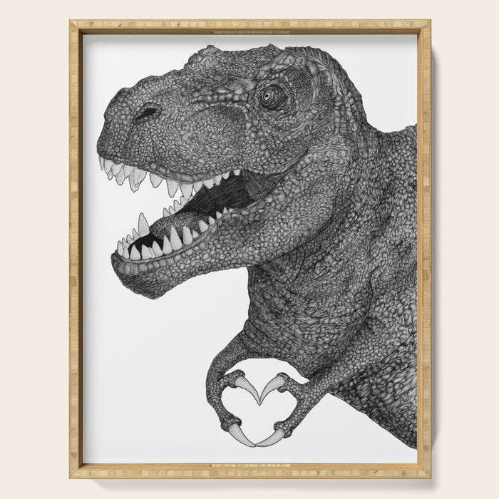 Dino Love Serving Tray Gallery Image 1