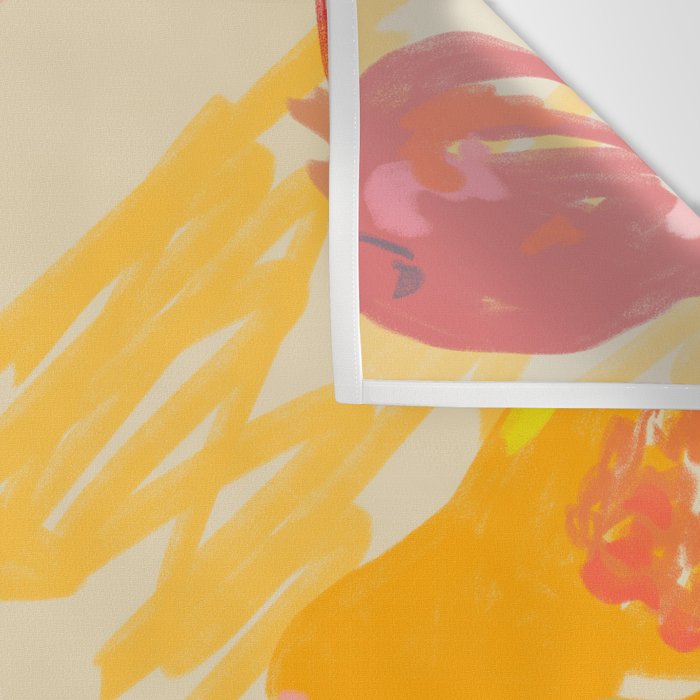 ORANGE AND PINK FRUIT Wall Tapestry Gallery Image 3