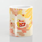 ORANGE AND PINK FRUIT Coffee Mug Gallery Image 4