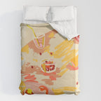 ORANGE AND PINK FRUIT Duvet Cover Gallery Image 6