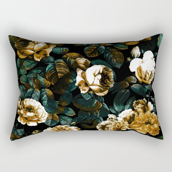 ROSE GARDEN - NIGHT Rectangular Pillow Gallery Image 2