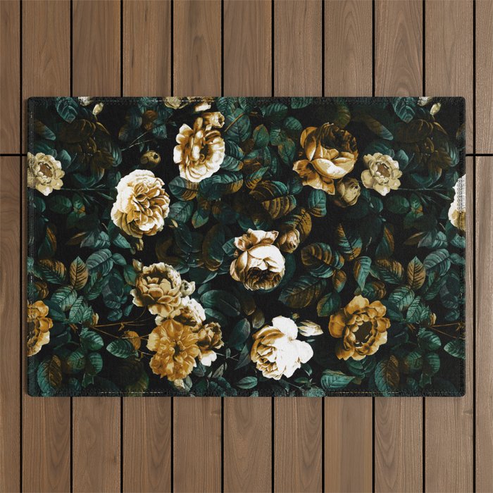ROSE GARDEN - NIGHT Outdoor Rug Gallery Image 1