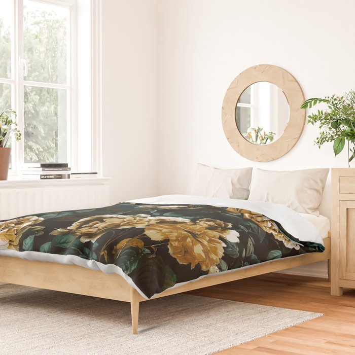 ROSE GARDEN - NIGHT Duvet Cover Gallery Image 2