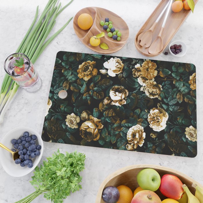 ROSE GARDEN - NIGHT Cutting Board Gallery Image 2