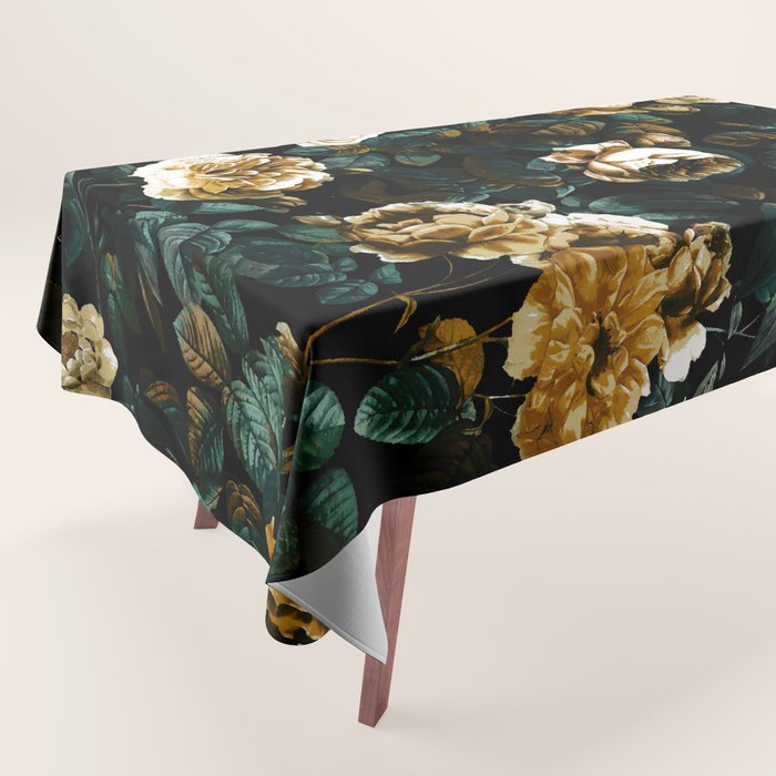 ROSE GARDEN - NIGHT Tablecloth Gallery Image 1