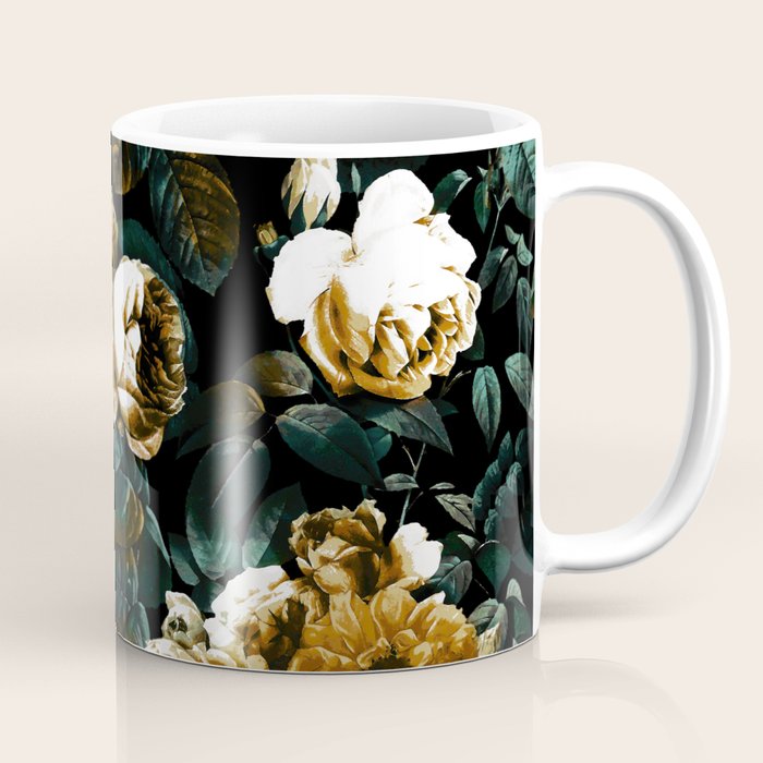 ROSE GARDEN - NIGHT Coffee Mug Gallery Image 1