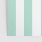 Minimal candy pastel stripes 1. mint and white Poster Gallery Image 3