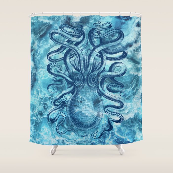 Octopus Shower Curtain Gallery Image 1