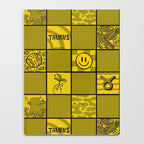 Taurus Checkered Print Notebook Gallery Image 4