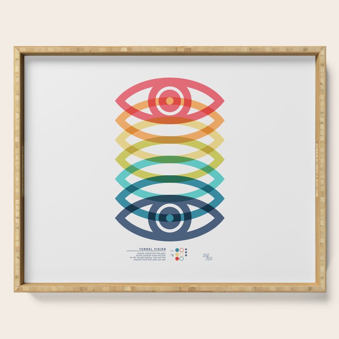 Tunnel vision Serving Tray Gallery Image 1