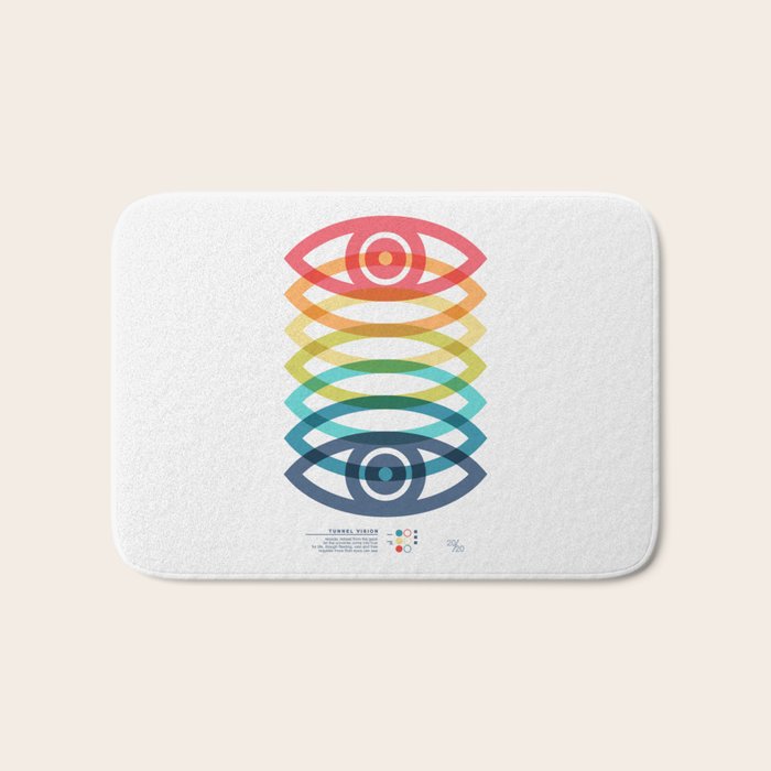 Tunnel vision Bath Mat Gallery Image 1