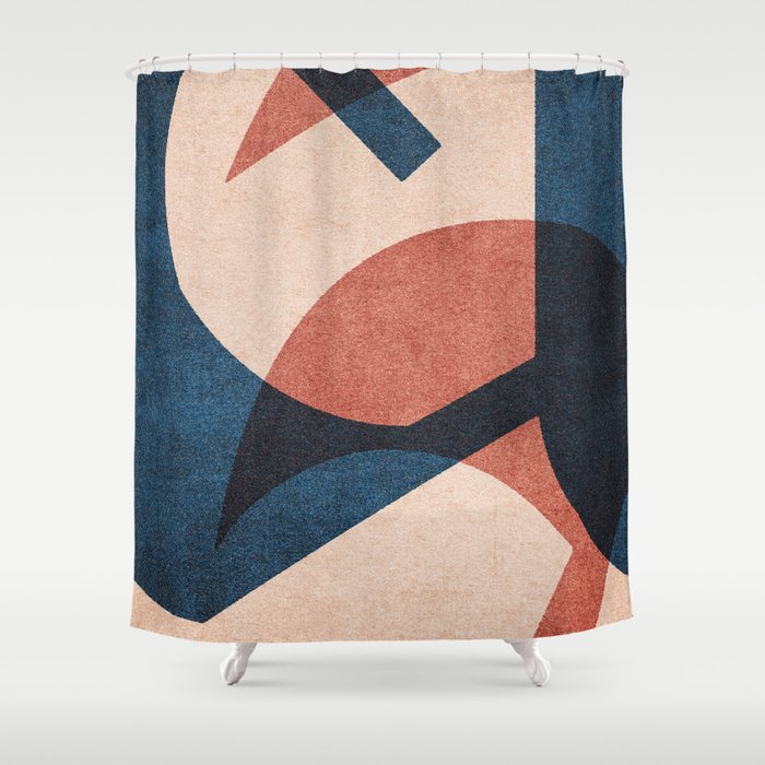 ABSTRACT ALPHABET / Gothic A Shower Curtain Gallery Image 1