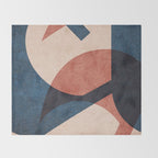 ABSTRACT ALPHABET / Gothic A Throw Blanket Gallery Image 2