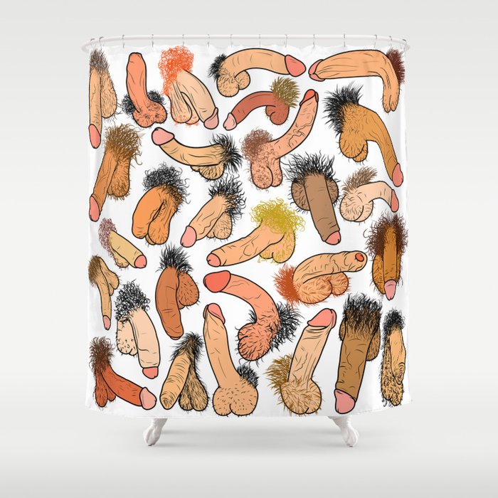Weenies Peens Schlongs  Shower Curtain Gallery Image 1