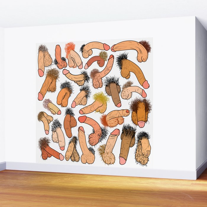Weenies Peens Schlongs  Wall Mural Gallery Image 2