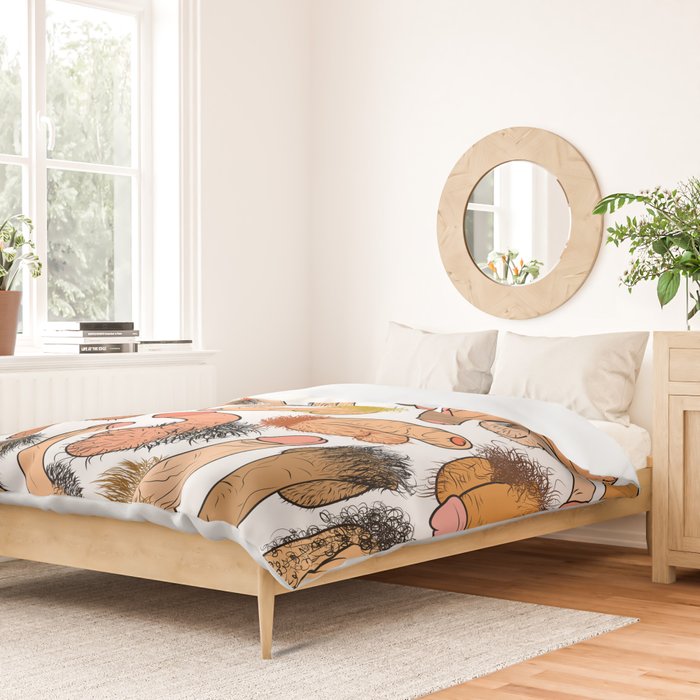 Weenies Peens Schlongs  Duvet Cover Gallery Image 2