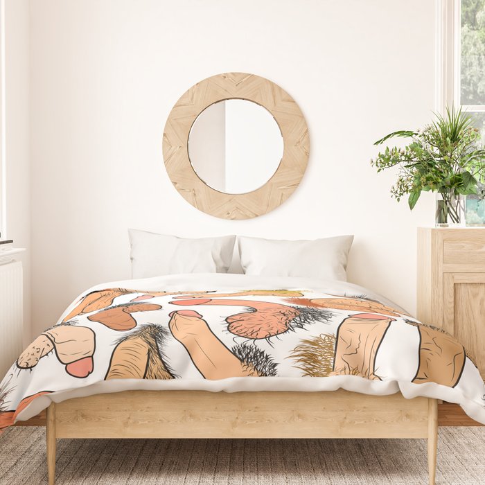 Weenies Peens Schlongs  Duvet Cover Gallery Image 3
