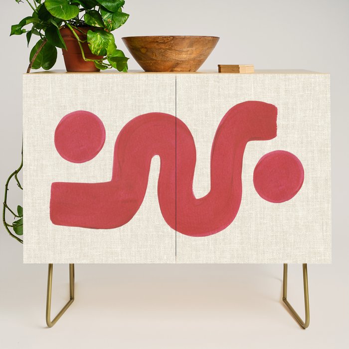 Double Red River Sun Credenza Gallery Image 1