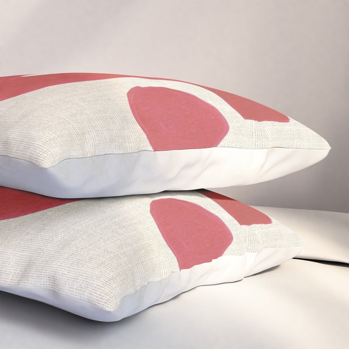 Double Red River Sun Pillow Sham Gallery Image 3