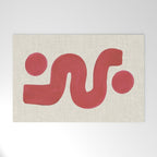 Double Red River Sun Welcome Mat Gallery Image 1