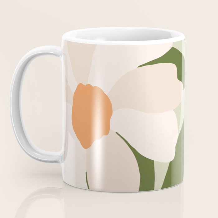 Freya's flower - greenery Coffee Mug Gallery Image 3