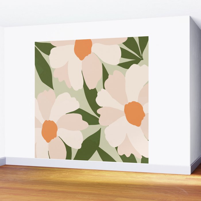 Freya's flower - greenery Wall Mural Gallery Image 2