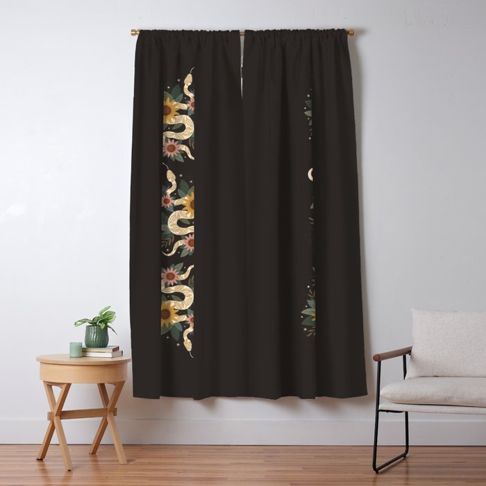 Year of the Snake - 2025 Calendar - Black Window Curtain Gallery Image 5