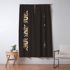 Year of the Snake - 2025 Calendar - Black Window Curtain Gallery Image 5