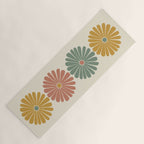 Retro Summer Daisies I Yoga Mat Gallery Image 1
