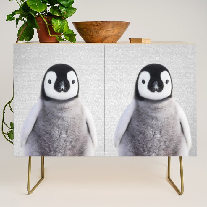 Baby Penguin - Colorful Credenza Gallery Image 1