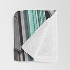 New Orleans Colorful Porch Throw Blanket Gallery Image 3