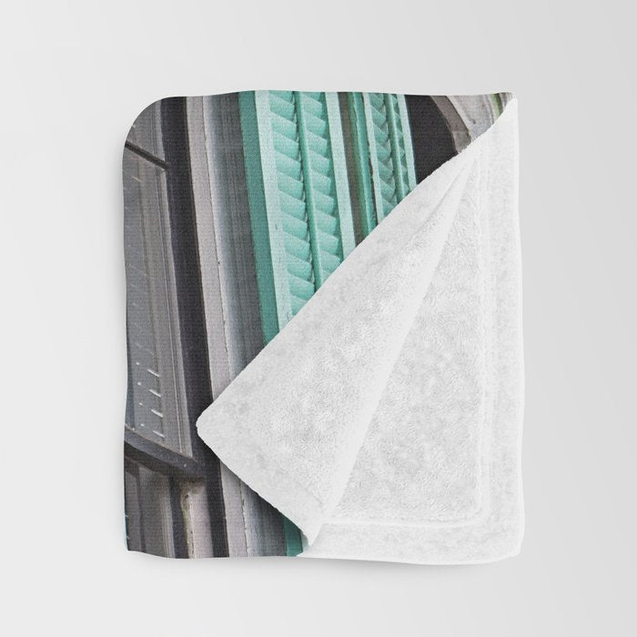 New Orleans Colorful Porch Throw Blanket Gallery Image 3