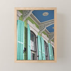 New Orleans Colorful Porch Mini Art Print Gallery Image 1