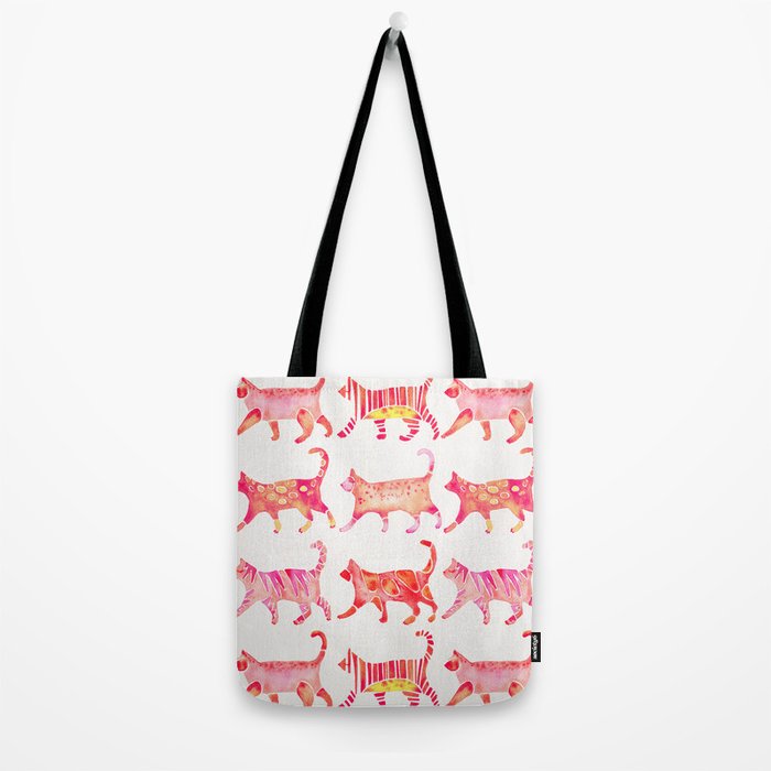 Cat Collection - Pink Palette Tote Bag Gallery Image 2