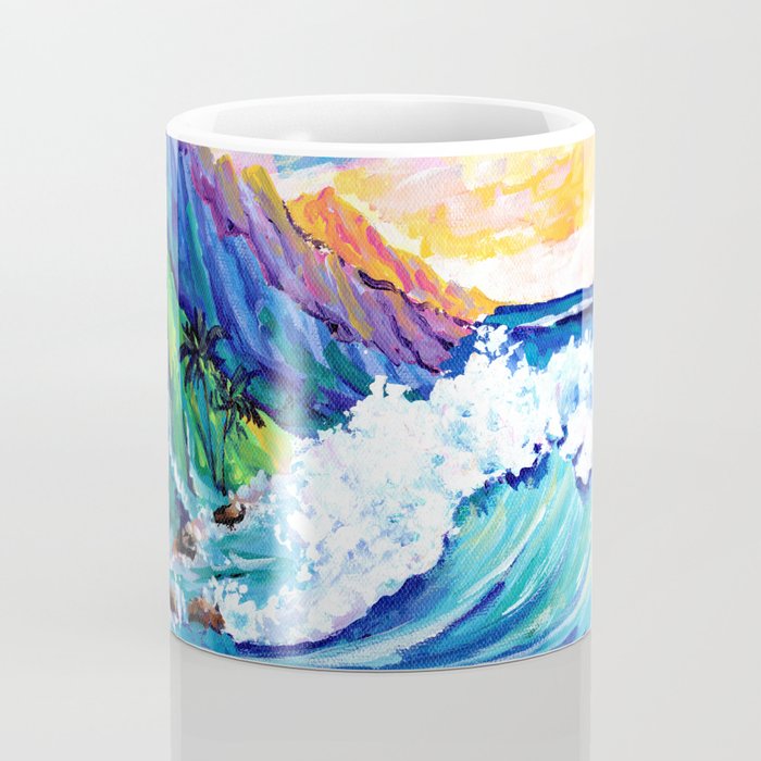 Tropical Na Pali Coast 2 Coffee Mug Gallery Image 4