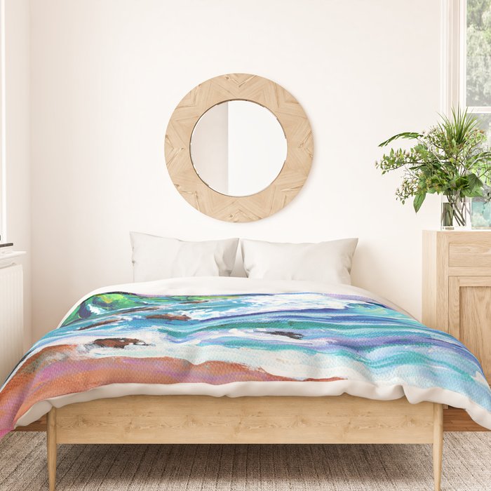 Tropical Na Pali Coast 2 Duvet Cover Gallery Image 3