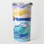 Tropical Na Pali Coast 2 Travel Mug Gallery Image 2