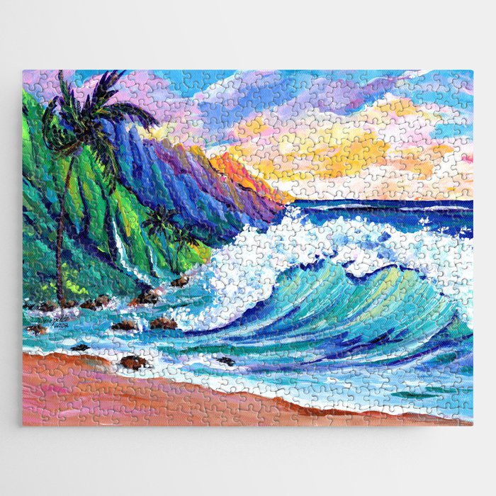Tropical Na Pali Coast 2 Jigsaw Puzzle Gallery Image 1