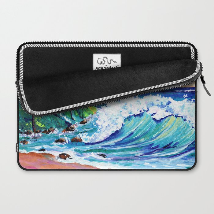Tropical Na Pali Coast 2 Laptop Sleeve Gallery Image 2