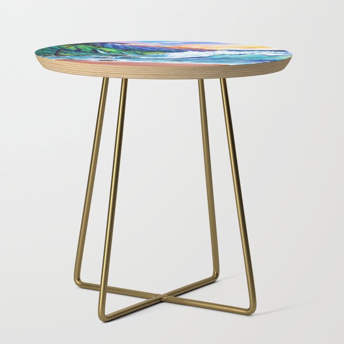 Tropical Na Pali Coast 2 Side Table