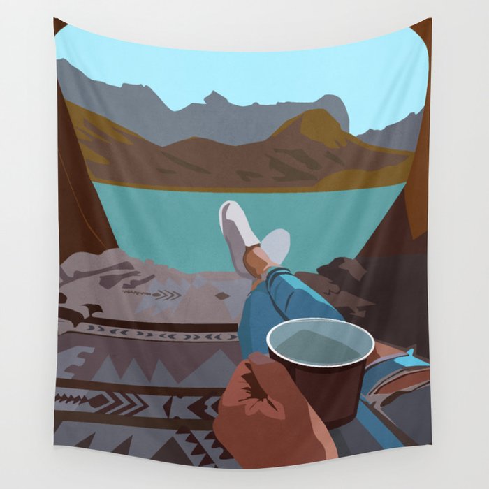 Place out of time Wall Tapestry Gallery Image 1