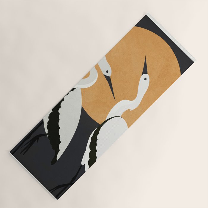 Two Abstract Birds I Yoga Mat Gallery Image 1