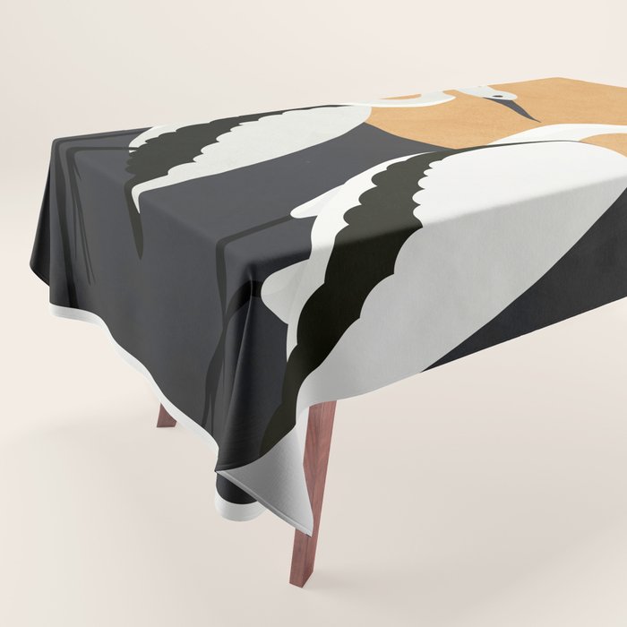 Two Abstract Birds I Tablecloth Gallery Image 1