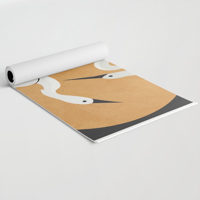 Two Abstract Birds I Yoga Mat Gallery Image 2