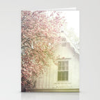 Cottage and Magnolias Stationery Card Gallery Image 2