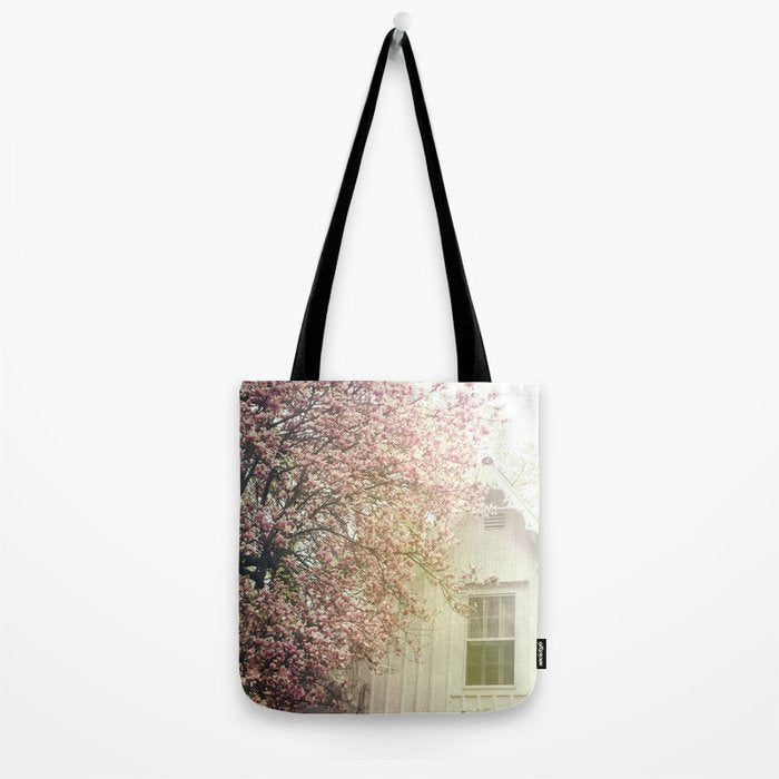 Cottage and Magnolias Tote Bag Gallery Image 2